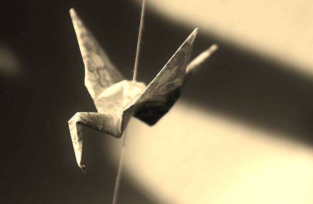 pták origami